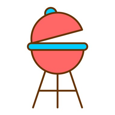 Izgara ikonu. Web için et vektör simgelerinin özet çizimi