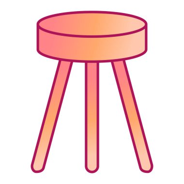 Ahşap masa lambası ikonu. beyaz arkaplanda izole edilmiş web tasarımı için küçük ahşap vektör sembolü unsurları çizgi filmi