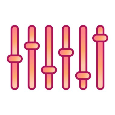 ses eşitleyici simge vektör illüstrasyon tasarımı