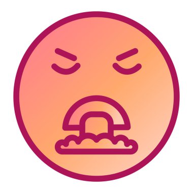 ağlayan yüz vektör simgesi