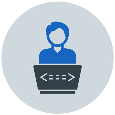 avatar. Web simgesi basit illüstrasyon