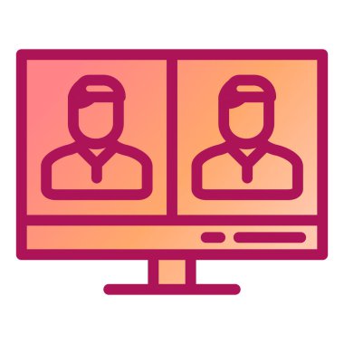 kullanıcı. Web simgesi basit illüstrasyon