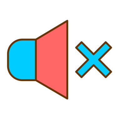 ses simgesi vektör illüstrasyonu