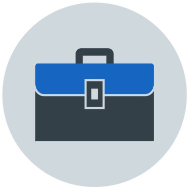 Çanta. Web simgesi basit illüstrasyon