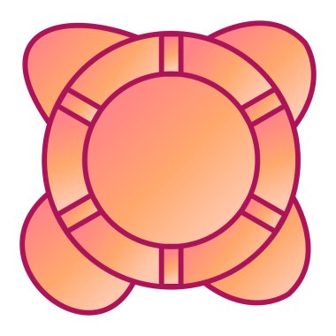 Can simidi simgesi. Web için yüzen vektör simgelerinin özet çizimi