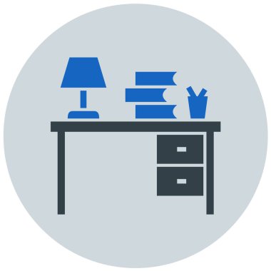 tablo lambası vektör illüstrasyonu