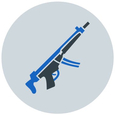 silah modern simge vektör illüstrasyonu 