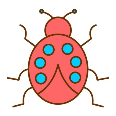 Uğur böceği vektör illüstrasyonuName