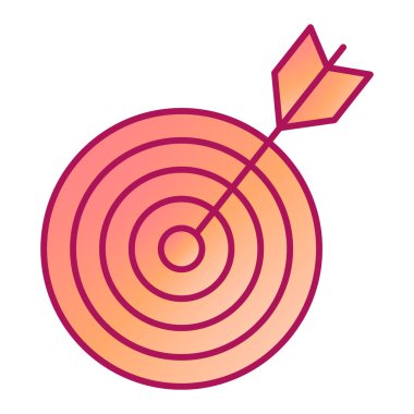 ok simgesi vektör illüstrasyon tasarımı olan hedef