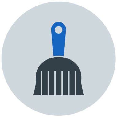 Süpürge. Web simgesi basit tasarım