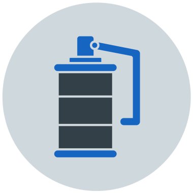 Su şişesi. Basit resimleme