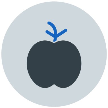 elma meyvesi. Basit tasarım