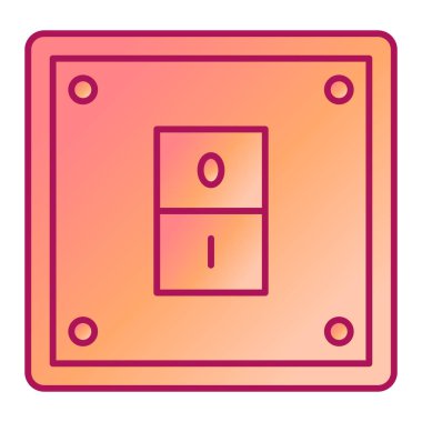 Modern anahtarın vektör illüstrasyonu 