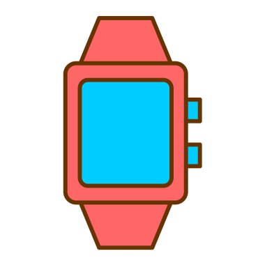 smartwatch simge vektör çizimi