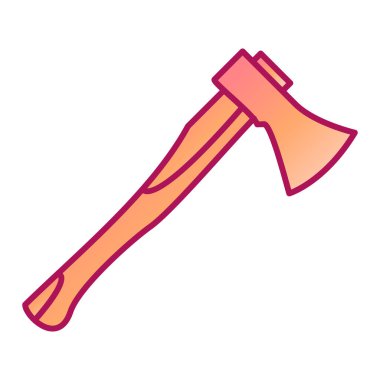 Axe modern simge vektör illüstrasyonu 