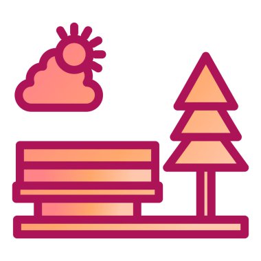 doğa modern ikon vektör illüstrasyonu 