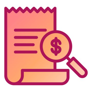 Dolar. Web simgesi basit illüstrasyon