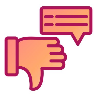 Eller baş parmakları gösteriyor. Basit resimleme