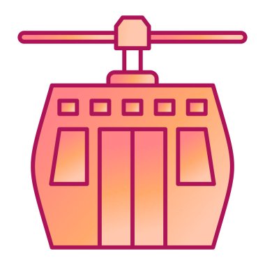 tren simgesi vektör illüstrasyonu