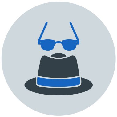 Gözlük. Web simgesi basit tasarım