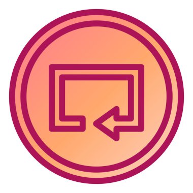 ok simgesi vektör illüstrasyonu