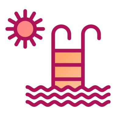 su simgesi vektör illüstrasyonu