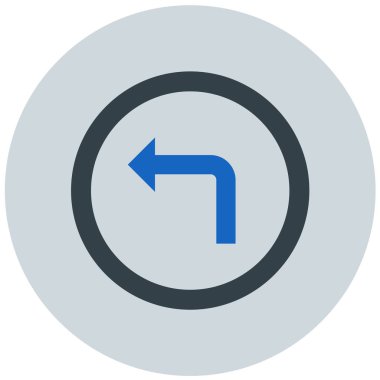 Projeniz için sol yön ok simgesi