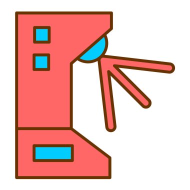 Turnike modern simge vektör illüstrasyonu