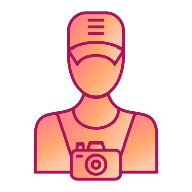 kamera simgesi vektör illüstrasyonu