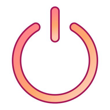 güç arz ikonu vektör illüstrasyonu