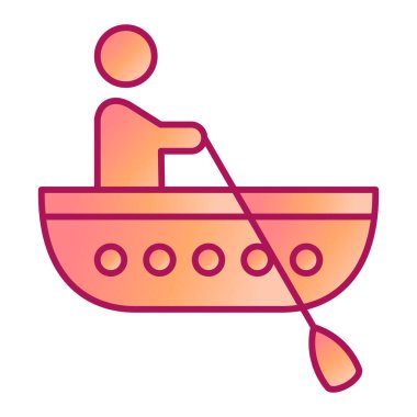 tekne ikonu vektör illüstrasyonu