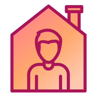 Kırmızı şapkalı bir adamın vektör çizimi