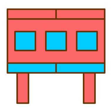 Modern b 'nin vektör illüstrasyonu eksik simgesi