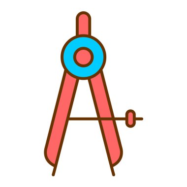 Pusula. Web simgesi vektör illüstrasyonu