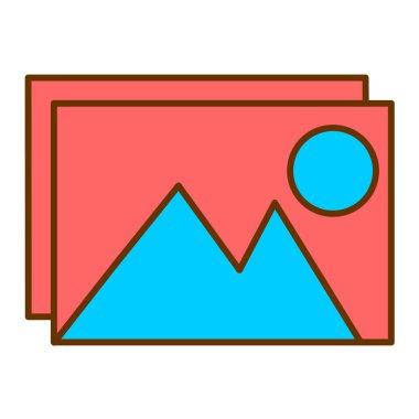 resim simgesi vektör illüstrasyon tasarımı