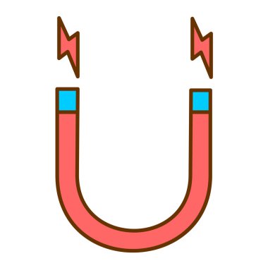 mıknatıs simgesi vektör çizimi