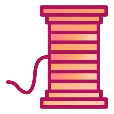 İplik. Web simgesi basit illüstrasyon