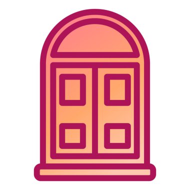 pencere simgesi vektör illüstrasyonu