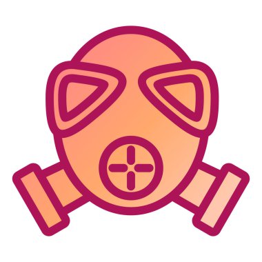 Maske. Web simgesi basit tasarım