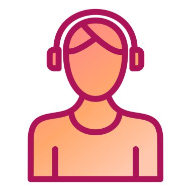 Müşteri desteği. Web simgesi