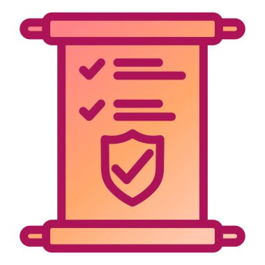 belge simgesi vektörü beyaz arkaplanda izole edildi, kontrol listesi şeffaf işaret, satır ve çizgi biçimindeki ögeler