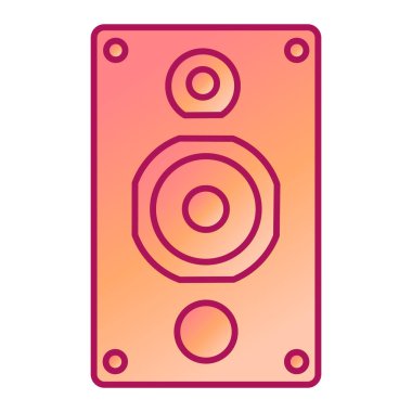 Modern müzik simgesinin vektör illüstrasyonu