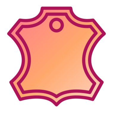 Deri modern simge vektör illüstrasyonu 