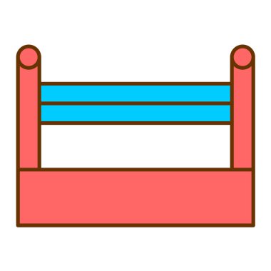 bank ikonu vektör illüstrasyonu