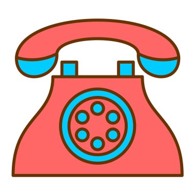 Telefon. Web simgesi basit tasarım