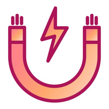 güç dolgusu vektör simgesi düz simgesi