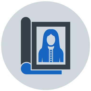 kullanıcı. Web simgesi basit illüstrasyon