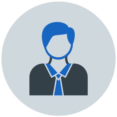 avatar. Web simgesi basit illüstrasyon