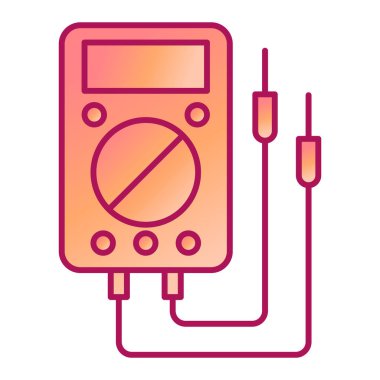 Yük çizgisi biçim simgesi tasarımı ile çoklu metre, renkli vektör illüstrasyonu