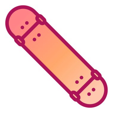 Kaykay ikonu. Beyaz arkaplanda snowboard ekipman vektör illüstrasyonunun izometriği